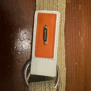 Michael Kors belt with orange accent